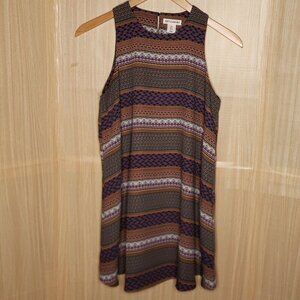 Artisian NY Womens Boho A-Line Boho Sleeveless Dress 6